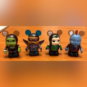 Disney Marvel Vinylmation Falcon & Guardians Of The Galaxy Gamora Yondu Mantis